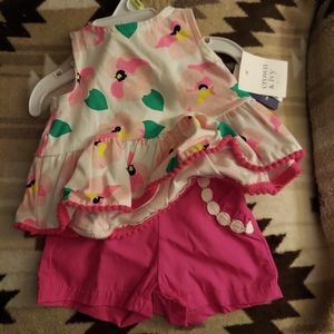 Girl's Crown and Ivy short set